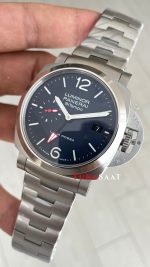 Panerai Luminor Bitempo Mavi 44mm Silver Replika Saat