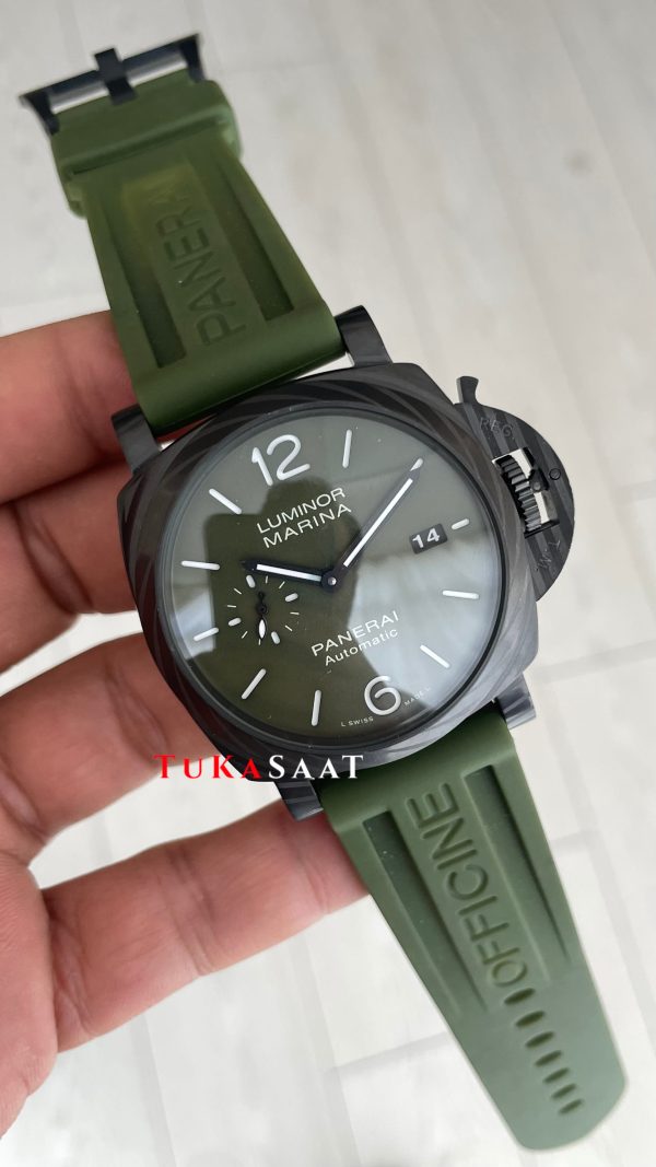 Panerai Luminor Marina Carbotech PAM01526 Yeşil 44mm Erkek Kol Saati