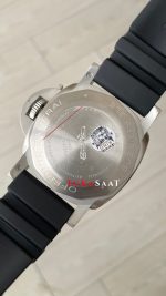 Panerai Submersible 1950 3 Days Amagnetic Titanium PAM01389 Siyah Kauçuk 47mm Replika Saat