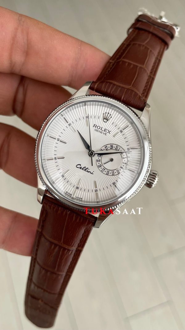 Rolex Cellini Date 50519 Beyaz 39mm Replika Saat Rolex Cellini Date 50519 Beyaz 39mm Replika Saat