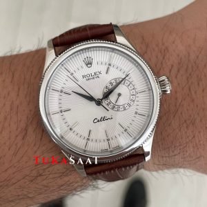 Rolex Cellini Date 50519 Beyaz 39mm Replika Saat