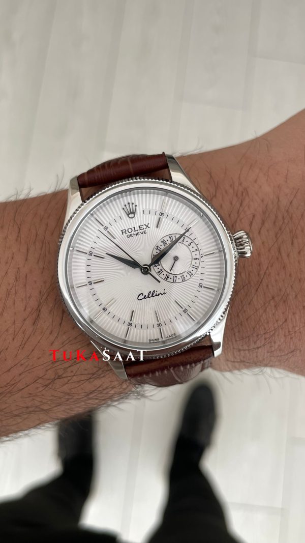 Rolex Cellini Date 50519 Beyaz 39mm Replika Saat Rolex Cellini Date 50519 Beyaz 39mm Replika Saat