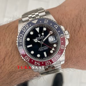 Rolex Pepsi Gmt Master II 126710BLRO Jubilee 40mm DD3285 Swiss ETA Saat AR Factory