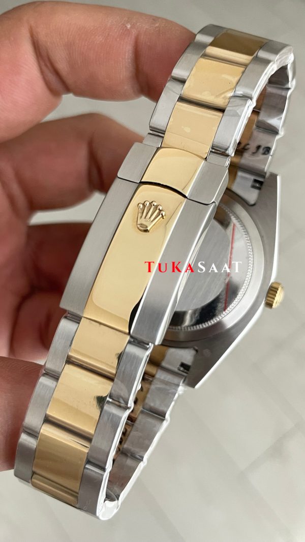 Rolex Sky Dweller Champagne 336933 Oyster 42mm Two Tone Gold Replika Saat