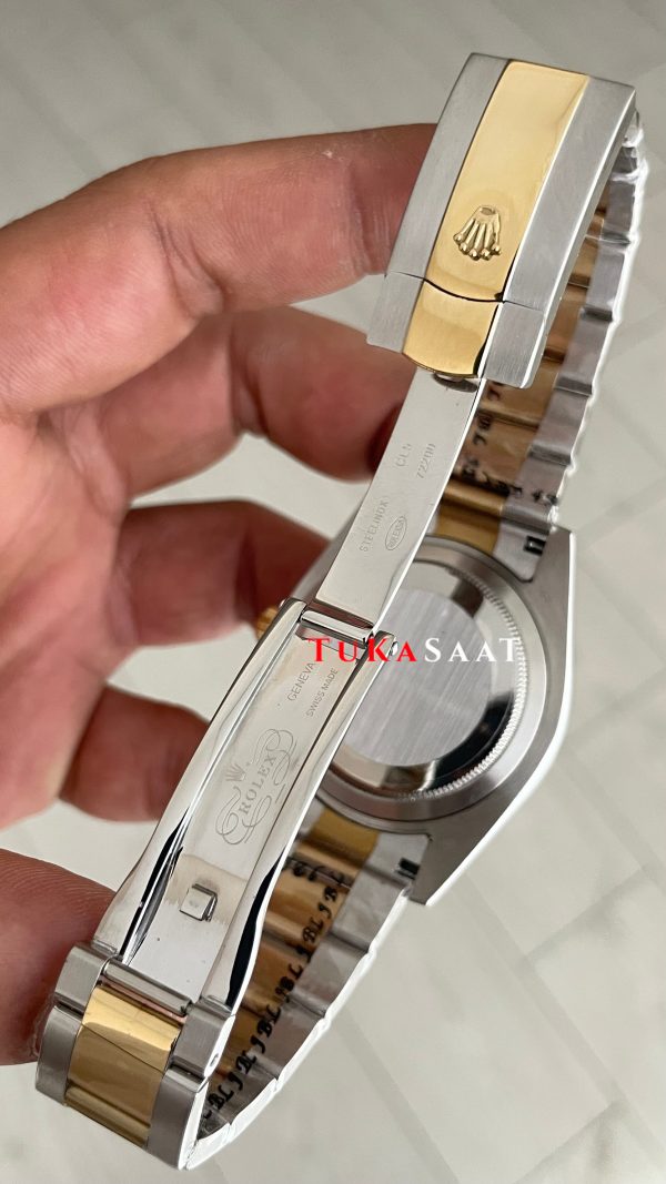 Rolex Sky Dweller Champagne 336933 Oyster 42mm Two Tone Gold Replika Saat