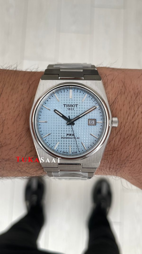 Tissot PRX Powermatic 80 Turkuaz 40mm Erkek Kol Saati