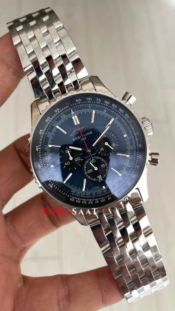 Breitling Navitimer B01 Chronograph AB0139 Mavi 43mm Erkek Kol Saati