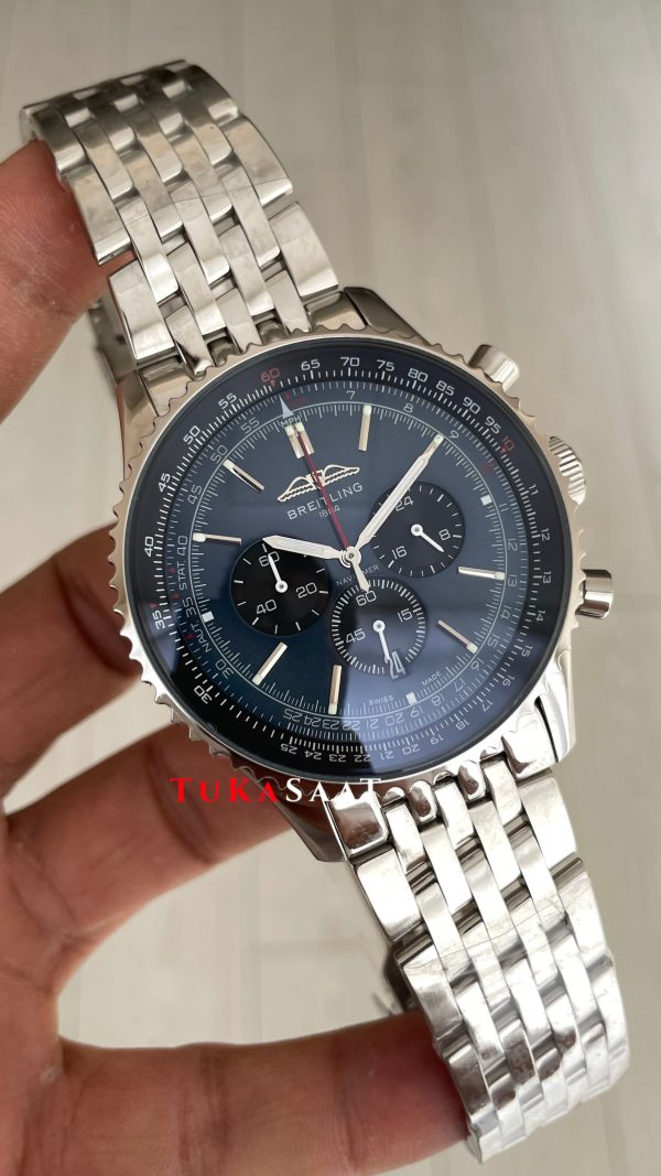 Breitling Navitimer B01 Chronograph AB0139 Mavi 43mm Erkek Kol Saati