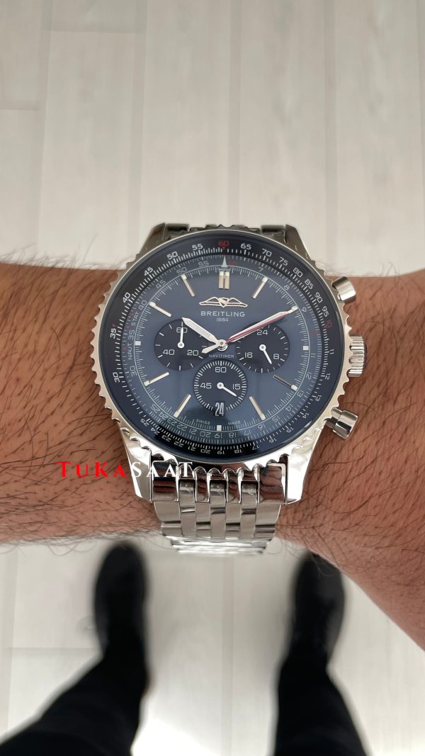 Breitling Navitimer B01 Chronograph AB0139 Mavi 43mm Erkek Kol Saati