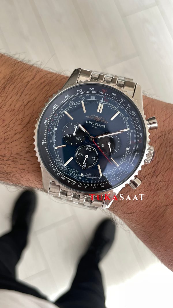 Breitling Navitimer B01 Chronograph AB0139 Mavi 43mm Erkek Kol Saati