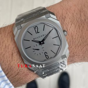 Bulgari Octo Finissimo Extra Thin Grey 102713 Super Clone Swiss ETA Saat BV Factory