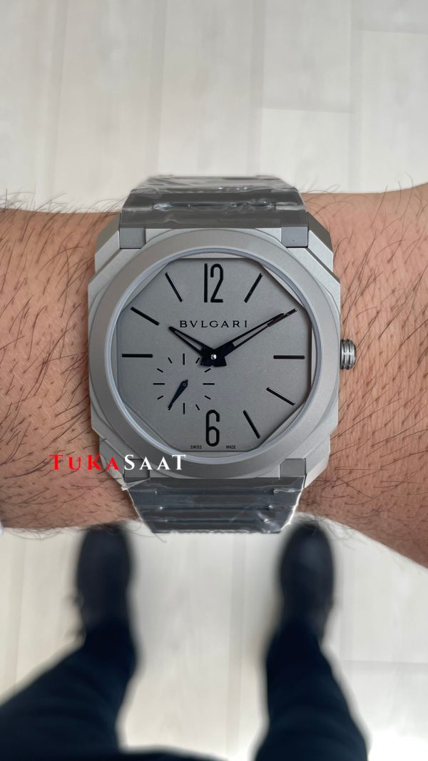Bulgari Octo Finissimo Extra Thin Grey 102713 Super Clone Swiss ETA Saat BV Factory