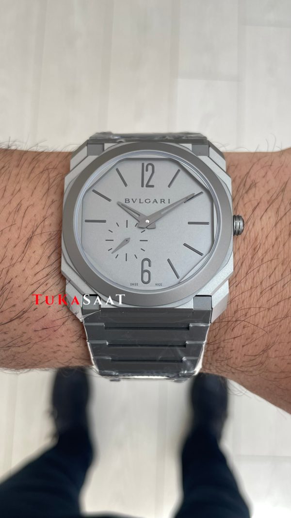 Bulgari Octo Finissimo Extra Thin Grey 102713 Super Clone Swiss ETA Saat BV Factory