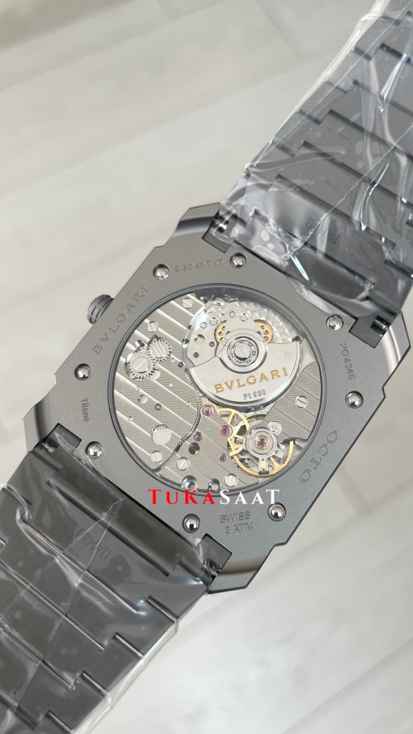 Bulgari Octo Finissimo Extra Thin Grey 102713 Super Clone Swiss ETA Saat BV Factory