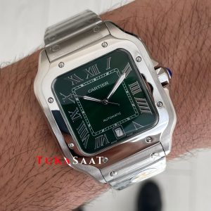 Cartier Santos WSSA0062 Yeşil Large 40mm