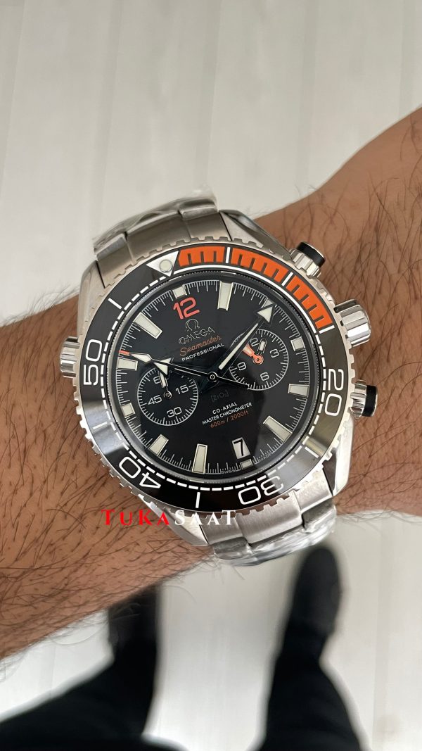 Omega Planet Ocean Seamaster Chronograph Siyah Kadran