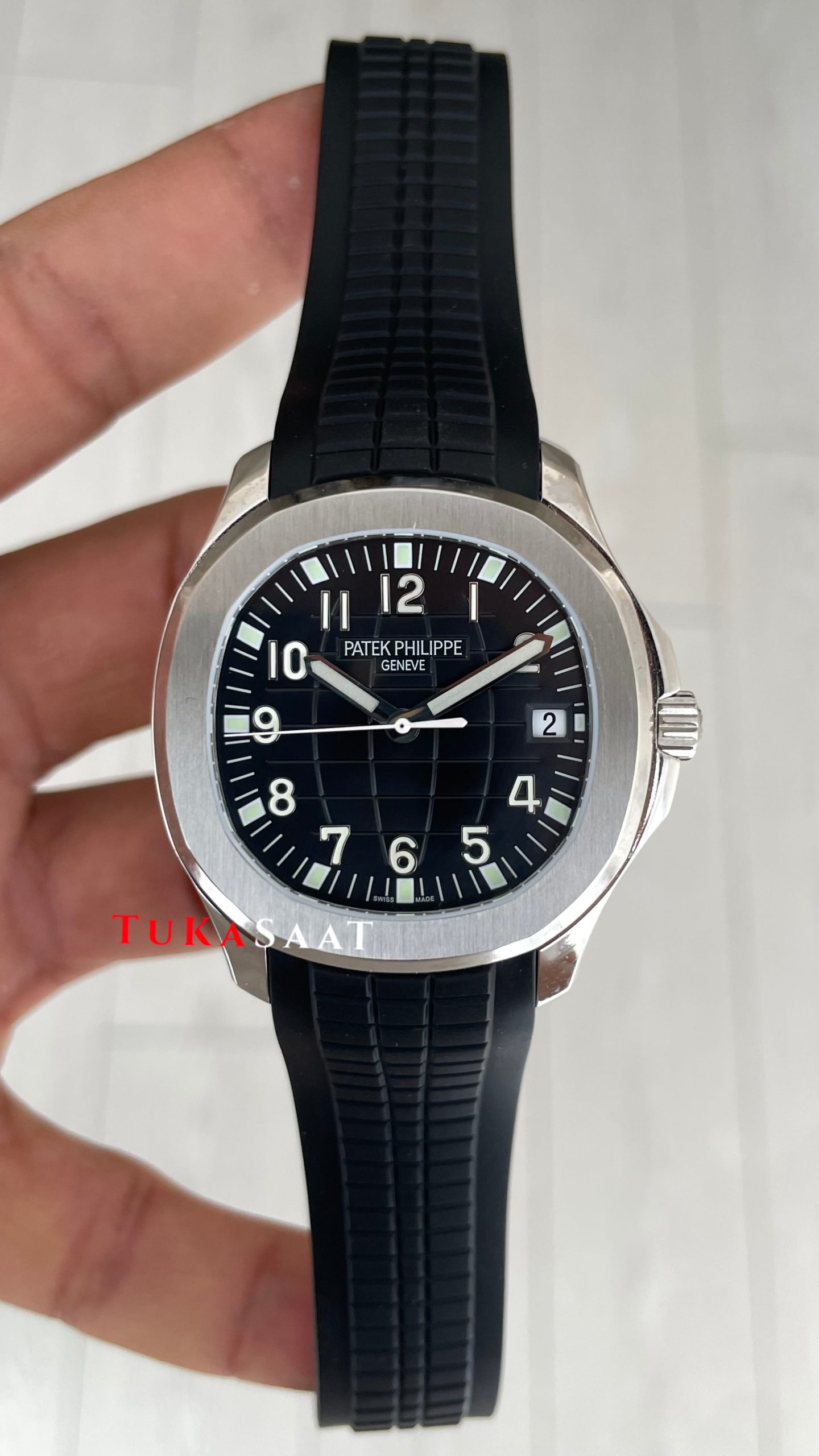 Patek Philippe Aquanaut 5167A Siyah 40mm Swiss ETA Saat GR Factory Patek Philippe Aquanaut 5167A Siyah 40mm Swiss ETA Saat GR Factory