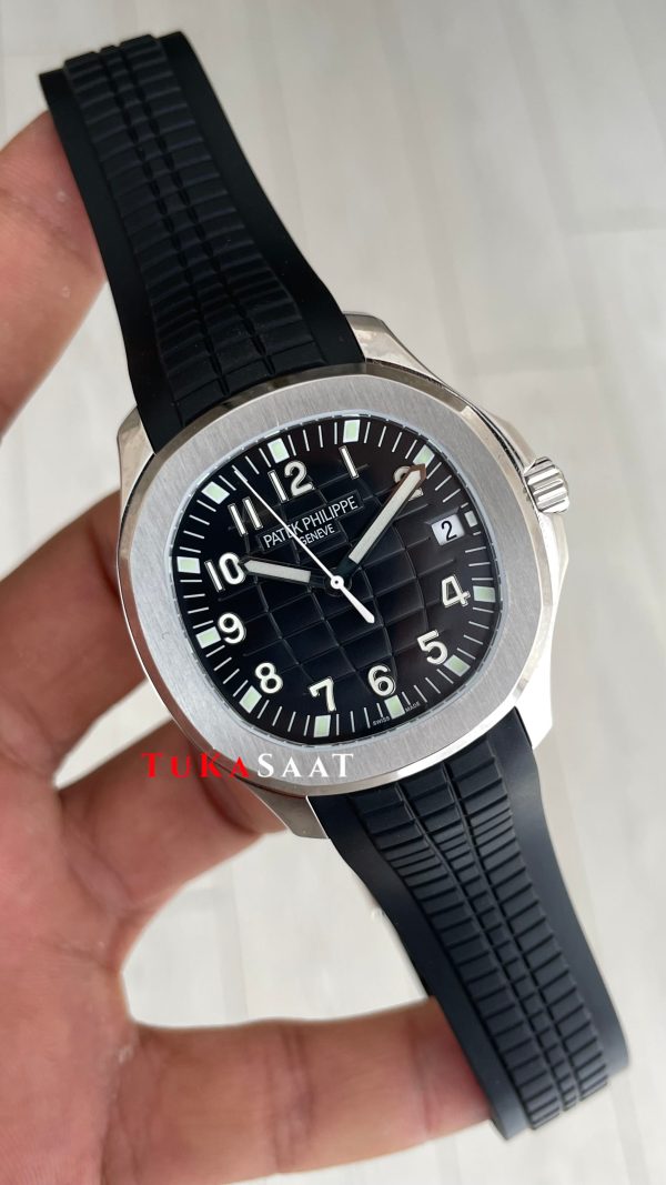 Patek Philippe Aquanaut 5167A Siyah 40mm Swiss ETA Saat GR Factory Patek Philippe Aquanaut 5167A Siyah 40mm Swiss ETA Saat GR Factory