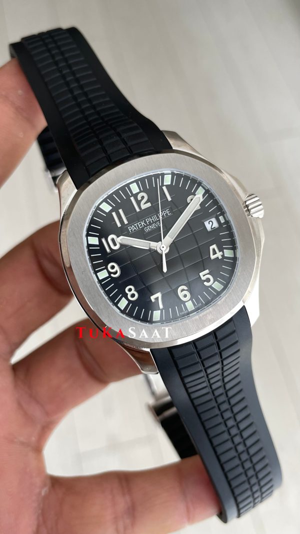 Patek Philippe Aquanaut 5167A Siyah 40mm Swiss ETA Saat GR Factory Patek Philippe Aquanaut 5167A Siyah 40mm Swiss ETA Saat GR Factory