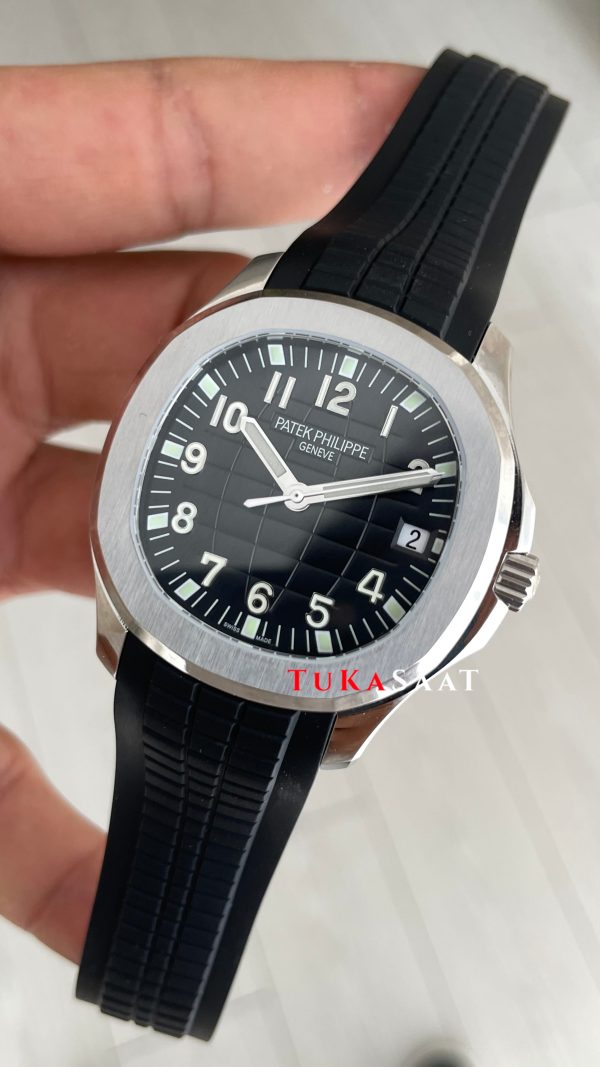 Patek Philippe Aquanaut 5167A Siyah 40mm Swiss ETA Saat GR Factory Patek Philippe Aquanaut 5167A Siyah 40mm Swiss ETA Saat GR Factory