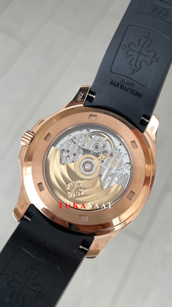 Patek Philippe Aquanaut 5167A Siyah 42mm Rosegold Swiss ETA Saat GR Factory Patek Philippe Aquanaut 5167A Siyah 42mm Rosegold Swiss ETA Saat GR Factory