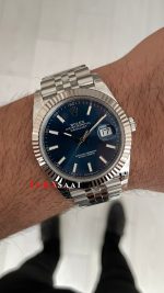 Rolex Datejust Mavi 126334 Jubilee 41mm V2 DD3235 Super Clone Swiss ETA Saat VS Factory
