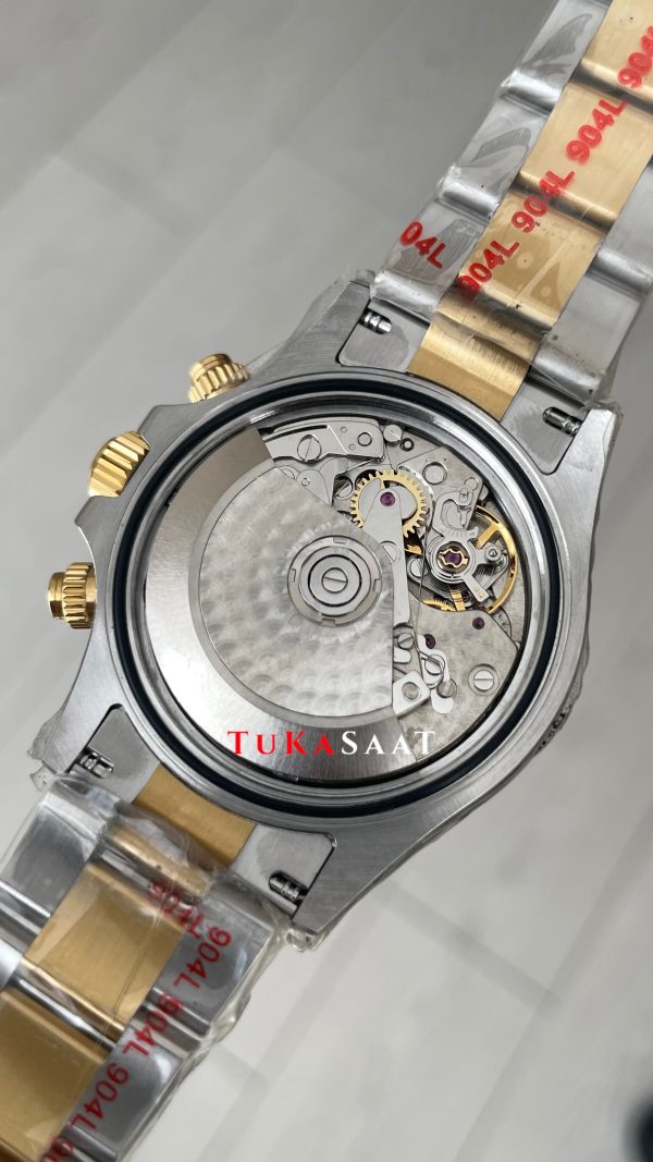 Rolex Daytona Cosmograph 116503 Siyah 40mm Two Tone Gold Swiss ETA Saat Rolex Daytona Cosmograph 116503 Siyah 40mm Two Tone Gold Swiss ETA Saat