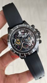 Rolex Daytona Juan Pablo Montoya Oysterflex PVD Siyah 42mm Replika Saat
