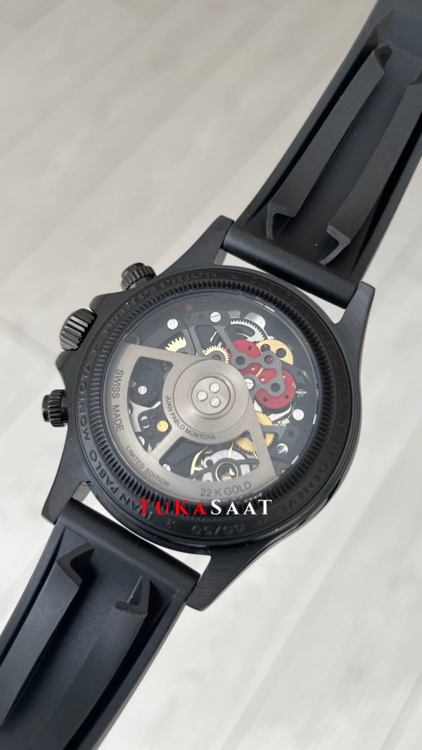 Rolex Daytona Juan Pablo Montoya Oysterflex PVD Siyah 42mm Replika Saat Rolex Daytona Juan Pablo Montoya Oysterflex PVD Siyah 42mm Replika Saat