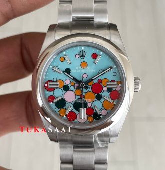 Rolex Oyster Perpetual Celebration 124300 Turkuaz 41mm
