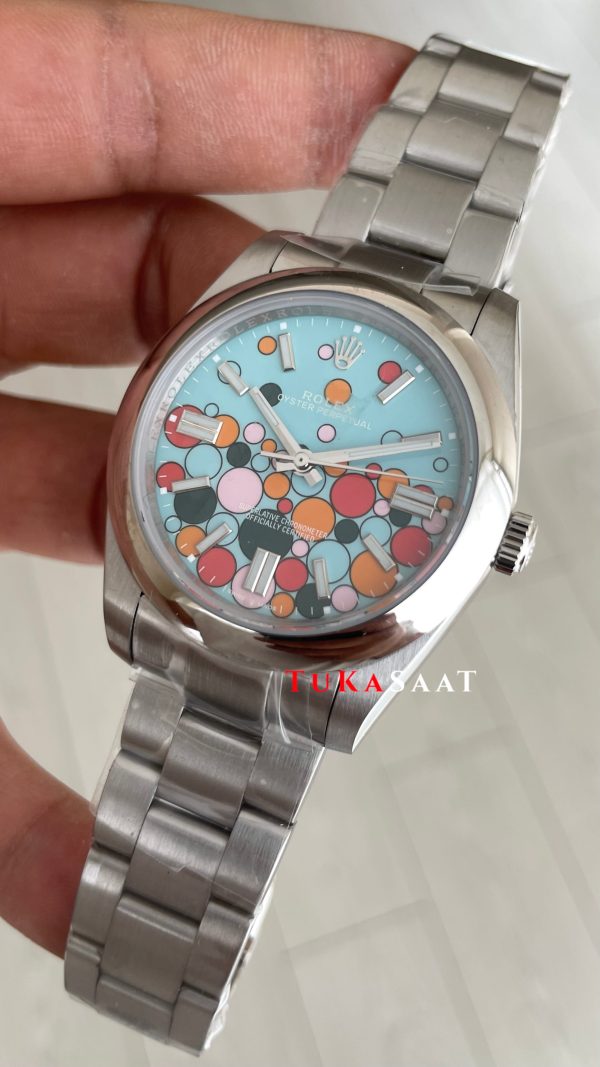 Rolex Oyster Perpetual Celebration 124300 Turkuaz 41mm