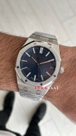 Audemars Piguet Royal Oak 15510ST Mavi Kadran 50th Anniversary 41mm Super Clone ETA Swiss ZF Factory