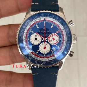 Breitling Navitimer Pan Am B01 Chronograph AB0121 43mm Mavi Kadran