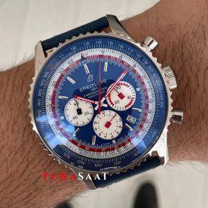 Breitling Navitimer Pan Am B01 Chronograph AB0121 43mm Mavi Kadran
