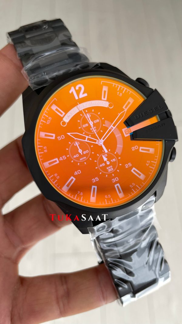 Diesel DZ4318 Mega Chief Black PVD 51mm Erkek Kol Saati Diesel DZ4318 Mega Chief Black PVD 51mm Erkek Kol Saati