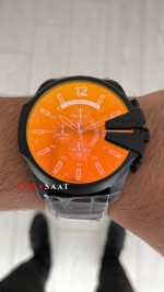 Diesel DZ4318 Mega Chief Black PVD 51mm Erkek Kol Saati
