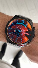 Diesel DZ4318 Mega Chief Black PVD 51mm Erkek Kol Saati