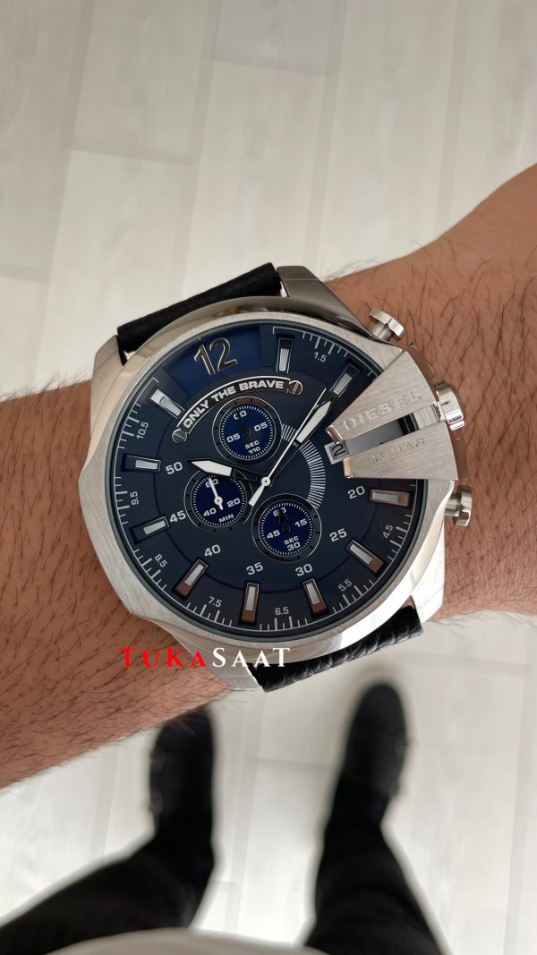 Diesel DZ4423 Mega Chief Silver 51mm Erkek Kol Saati Diesel DZ4423 Mega Chief Silver 51mm Erkek Kol Saati