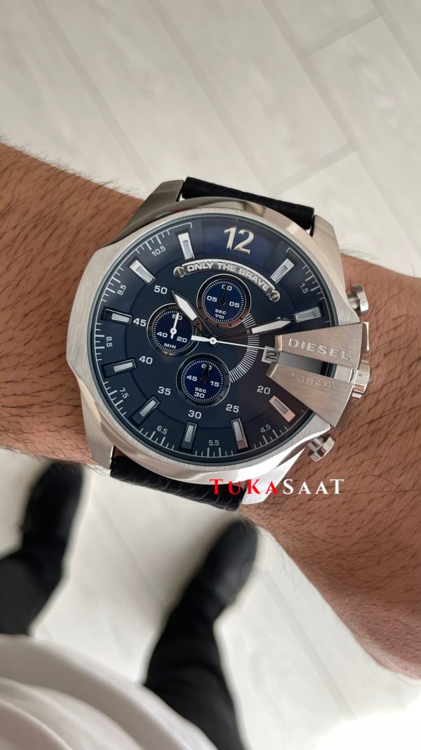 Diesel DZ4423 Mega Chief Silver 51mm Erkek Kol Saati Diesel DZ4423 Mega Chief Silver 51mm Erkek Kol Saati