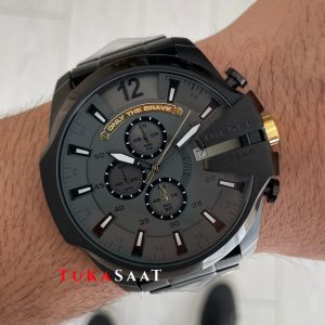 Diesel DZ4479 Mega Chief Black PVD 51mm Erkek Kol Saati