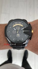 Diesel DZ4479 Mega Chief Black PVD 51mm Erkek Kol Saati