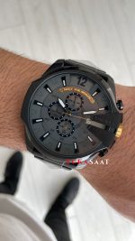 Diesel DZ4479 Mega Chief Black PVD 51mm Erkek Kol Saati