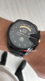 Diesel DZ4479 Mega Chief Black PVD 51mm Erkek Kol Saati
