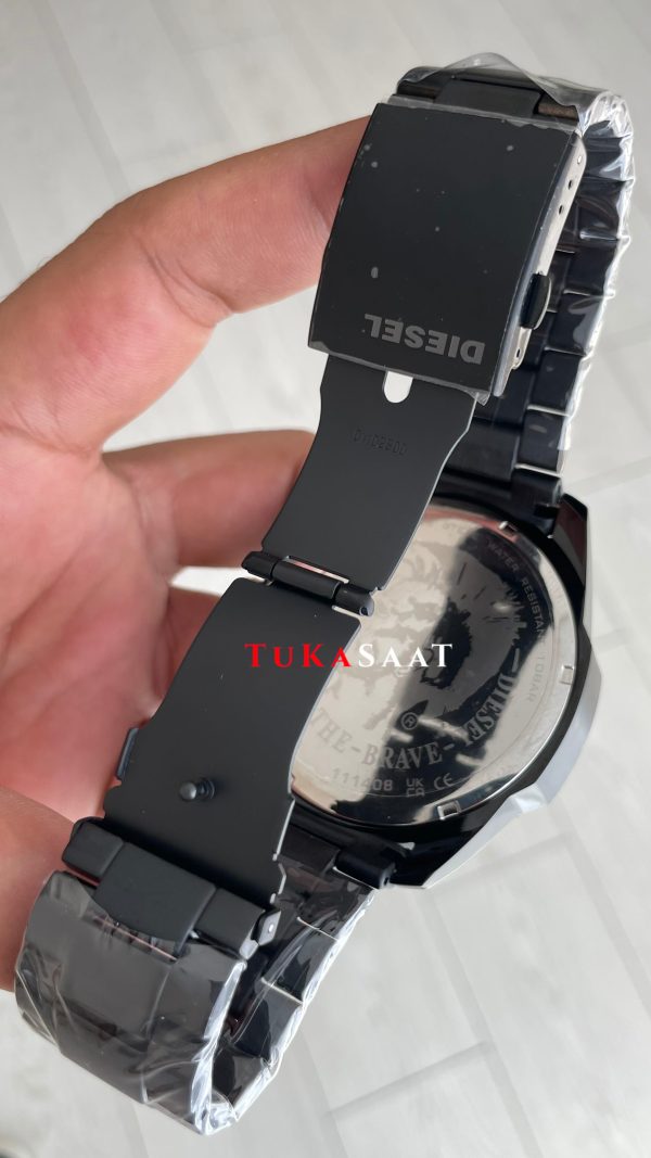 Diesel DZ4479 Mega Chief Black PVD 51mm Erkek Kol Saati Diesel DZ4479 Mega Chief Black PVD 51mm Erkek Kol Saati