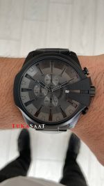 Diesel DZ4676 Mega Chief Black PVD 48mm Erkek Kol Saati