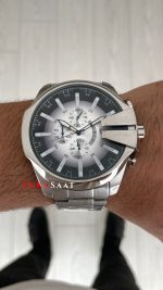 Diesel DZ4686 Mega Chief Beyaz Silver 48mm Erkek Kol Saati