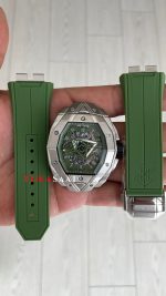 Hublot Spirit Of Big Bang Sang Bleu Green 44mm Yeşil Kadran Replika Saat