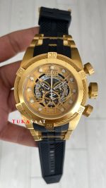 Invicta Zeus Bolt Gold 53mm Sarı Kadran