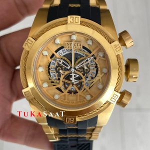 Invicta Zeus Bolt Gold 53mm Sarı Kadran