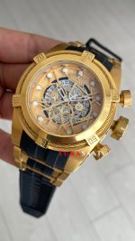 Invicta Zeus Bolt Gold 53mm Sarı Kadran